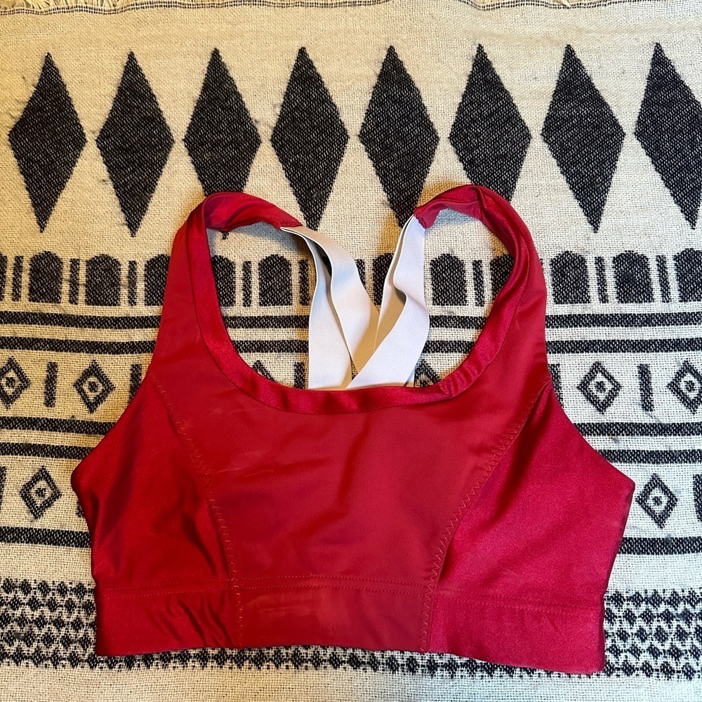 Fabletics Red Sports Bra